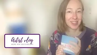Artist vlog, more new sketchbooks and Sept sketches