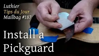 Luthier Tips du Jour Mailbag 187 - How to install a pickguard