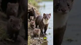 American Mink Adventures 🦦🔥 So Adorable!  #adorably #animals #cute #cuteanimals #minks