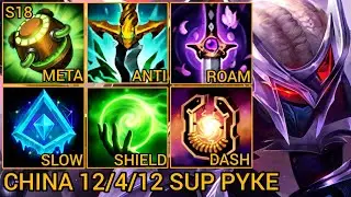 Поддержка Challenger Pyke 4 декабря 2012 г. &mdash; Китайский сервер Wild Rift, сезон 18, новая сборка,...