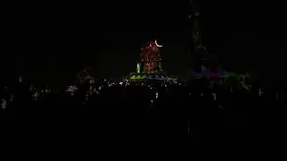 Shiva- The supreme God   Light show @ Isha yoga centre