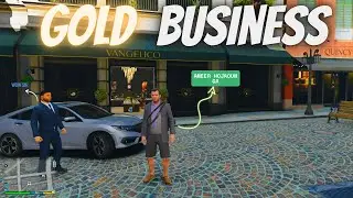 Started My GOLD Shop Business in GTA V | First Day at Work 💰🔥 