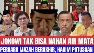 KERAS.!!HAKIM YG JUJUR TAK MAU BELA  IJAZAH PALSU JOKOWI, HINGGA PAKSA JKWI TUNJUKAN IJAZAH DIDEPAN.