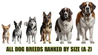 ALL DOG BREEDS RANKED BY SIZE (A–Z)