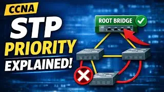 Day 66 | How to Change STP Priority Value | Spanning Tree Protocol Explained