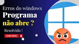 Programa não abre, resolvido!