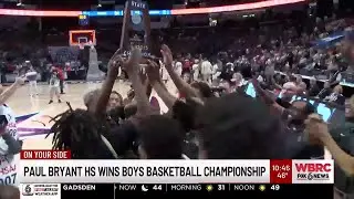 Paul Bryant High School wins AHSAA boys basketball championship
