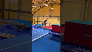 RIBALTATA TESO UNO 🚀💛 #ginnasticaartistica #gymnast #training #floor #gym #ginnastica #ribaltata