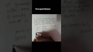 # time speed distance #aptitude question