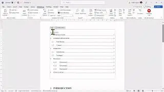 Auto Creating Table of Contents P1 of 3 | SETUP THESIS, RESEARCH, ASSIGNMENTS & REPORT | Full Course