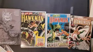 The silver age art on Hawkman by Joe Kubert b. 1926 and d. 2012