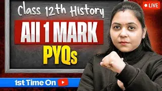 Class 12 History 1 Mark PYQs | Previous Year MCQs | Board Exam Important Questions 2026