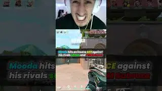 Mooda hits an insane ACE against his rivals s0mcs and TSM Subroza #valorantace #valoranttournament
