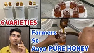 How Pure Raw Honey Looks Like | Pure Honey Kaisa Hota hai | 6 Types-Raw Unfiltered Unprocessed Honey