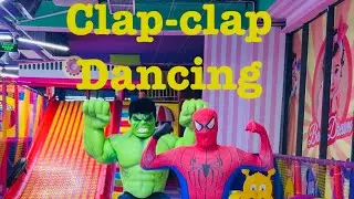 Spider-man#dancing#hulk#funnyvideo #marvel #kidsvideo 
