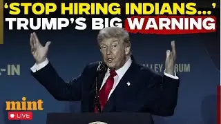 LIVE | Trump Warns Against Hiring Indians, Orders Google, Microsoft In Shocking Message | AI Summit