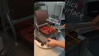 WOOMASTER Top Sale Electric Grill Commercial Sandwich Press Stainless Steel Single Contact Grill