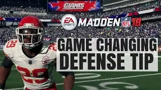 Madden 18 Pro Tip: Game Changing Defensive Tactic
