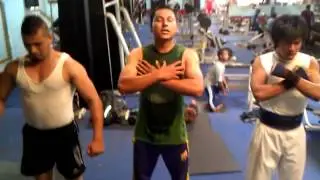 Nepalese Pro Wrestling team getting ready!