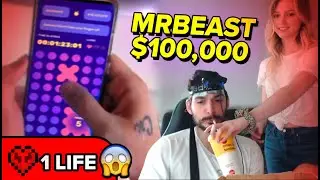 Mrbeast Finger on the app Challenge $100,000 challenge LIVE