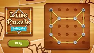 Line Puzzle: String Art Game Level 1-30 Easy complete |100 Million plus Download Game |Gameplay