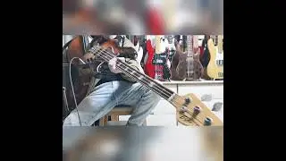 Vintage Japanese Basses: Elk TSB490 Jazz Bass, circa 1972. #bass #electricbass #jazzbass #slap