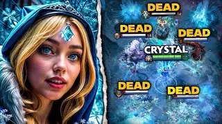 +100% More Magic Damage Crystal Maiden 7.39e🔥🔥🔥25 Kills Rampage | Dota 2 Gameplay