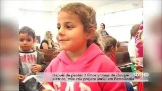 Após perder 3 filhos vítimas de choque elétrico, mãe cria projeto social em Petrolândia
