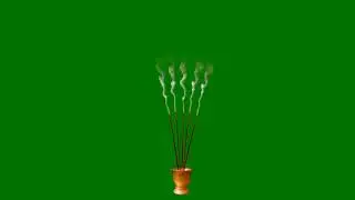 Agarbatti Green Screen Effect Video. ধূপ জ্বালানো
