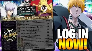 LOG IN NOW FOR FREE 5 STAR SUMMON TICKET! SAFWY PV CAMPAIGN REWARDS! Bleach: Brave Souls!
