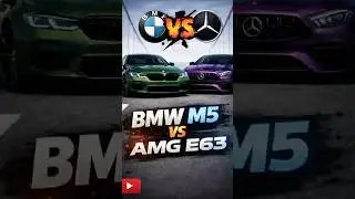 BMW M5 vs Mercedes AMG E63 #beamngdrive #automobile #beamngrao #mersedes #bmw