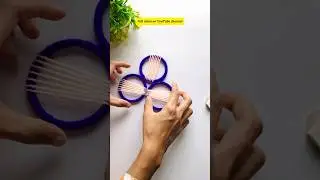Old bangles convert wall hanging /old bangles craft/old bangles reuse#youtubeshorts#shorts#walldecor