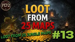 PD2 S12 – Loot From 25 Torajan Jungle Maps #13 (Such a good Map !) #pd2 #diablo2