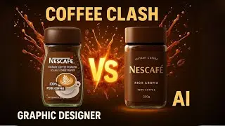 AI vs Graphic Designer ☕ Nescaf&eacute; Packaging Redesign | Coffee Clash 🔥