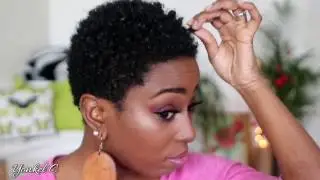 Cantu Shine & Define custard on  4 type natural hair