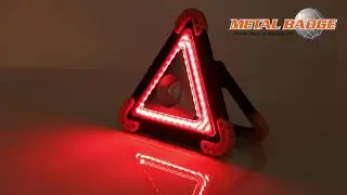 Warnleuchte / Warndreieck mit LED 4x Modi