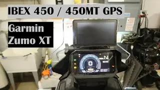 Ibex 450 / 450MT GPS Mount and Wiring - Garmin Zumo XT
