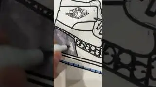 How to Draw Jordan 1 Dior
