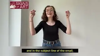 RWA 170 Annual Open Exhibition Artists Call Out BSL Video