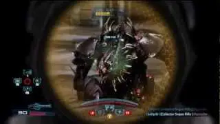 ME3 Collector Sniper Gameplay! (Amazing)
