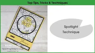 Top Tips, Tricks & Techniques: Spotlight Technique