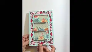 Birthday card - Flip flop, tri shutter