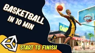 How To Make Unity3D Basketball Game with Cinemachine In Just 9 Minutes! | Unity Beginner Tutorial