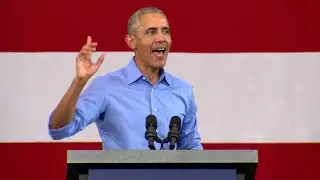 Obama takes aim at Trump, GOP in fiery Milwaukee speech