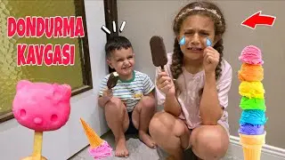 POYRAZ ELİF EVDE DONDURMA KAVGASI ÇIKTI!!
