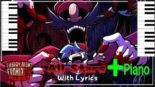 Fnf ALL star + with lyrics em inglês + piano