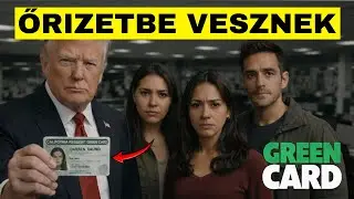 MI&Eacute;RT tartj&aacute;k ŐRIZETBEN a GREEN CARD-os UTAZ&Oacute;KAT az USA-BAN? 😱