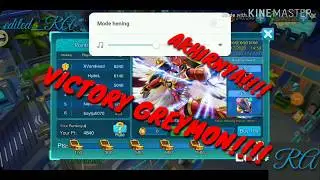 Akhirnya!!!! Victory Greymon Cuyyyyy GG!!!!!(Digital Beast_game android_game play digimon )
