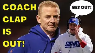 New York Giants FIRE Jason Garrett! Coach Clap Shown The Door By Joe Judge!