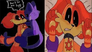 Dadnap x Dogday The Cat's Command!  | Poppy Playtime Chapter 4 Comic Dub